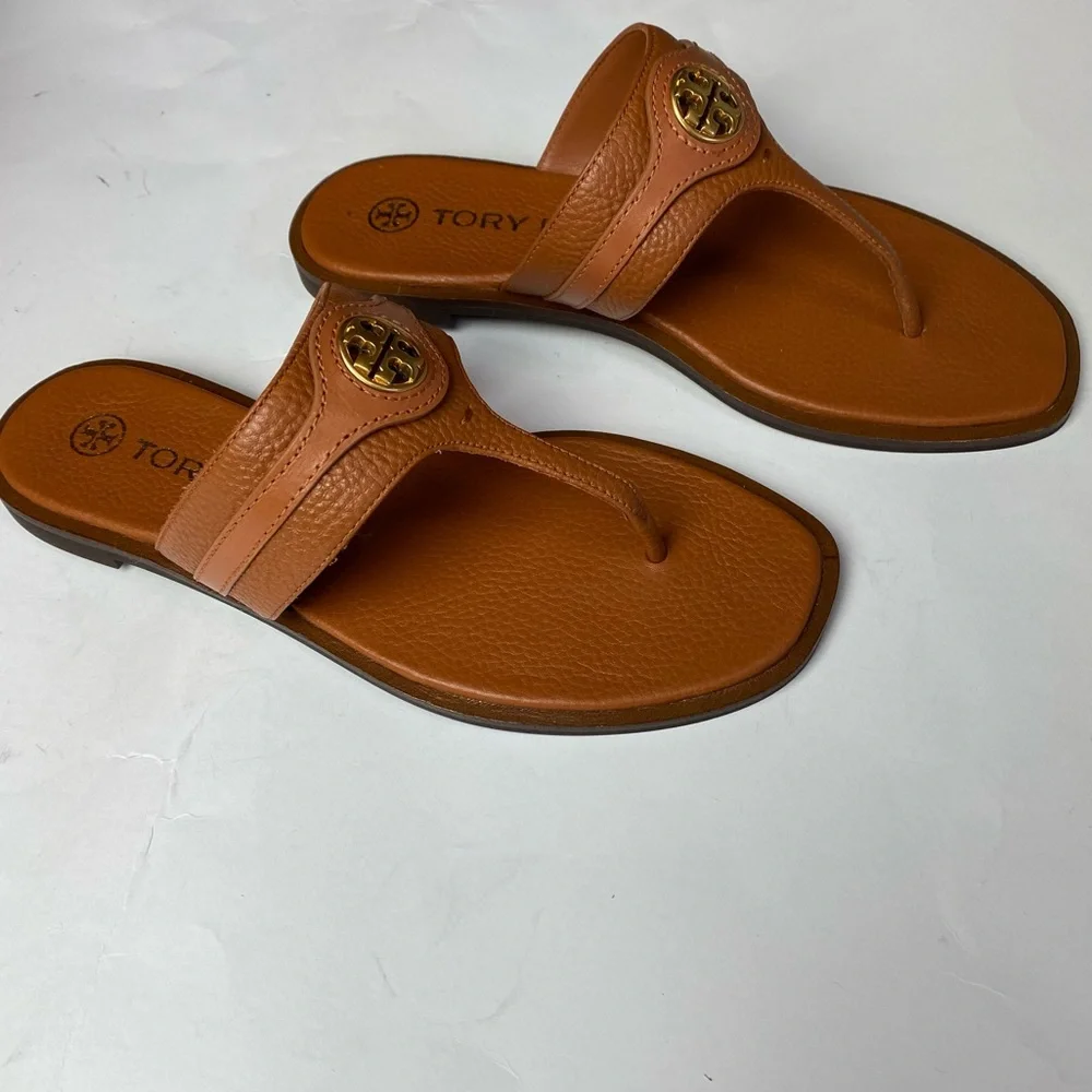 NEW Tory Burch Carson Thong Welt Leather Sandal